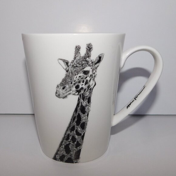 African Giraffe Marini Ferlazzo by Maxwell & Williams Coffee Tea Mug Fine china - Picture 1 of 4